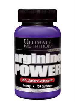 Ultimate Nutrition Arginine Power 800 mg, 100 капс. - фото 5152