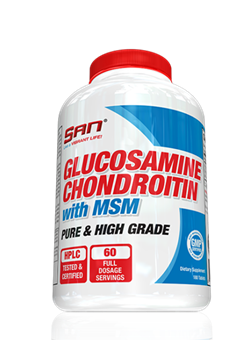 SAN	Glucosamine + Chondroitin + MSM,  90 tab. - фото 5233