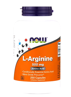 NOW Arginine 500 mg, 100 caps. - фото 5694