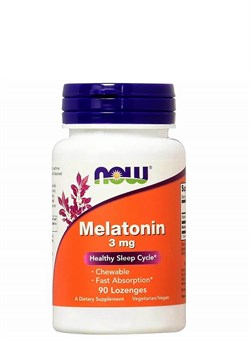 NOW Melatonin 3 mg. 90 tab. - фото 5997