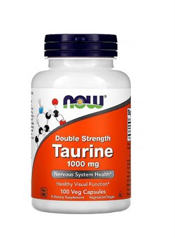 NOW Taurine 1000 mg, 100 caps. - фото 6078