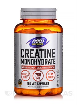 NOW Creatine 750 mg.,  120 caps. 2379 - фото 6091