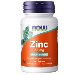 Now Foods Zinc Gluconate,100 tab 50 мг - фото 6095