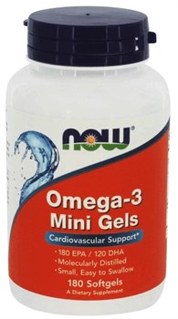 Now Omega-3 Mini Gels Омега-3 - фото 6102