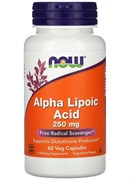 Alpha Lipoic Acid 250 mg, 60 caps.