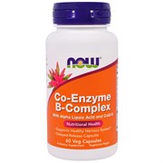 NOW Co-Enzime B-Complex,  60 Капс.